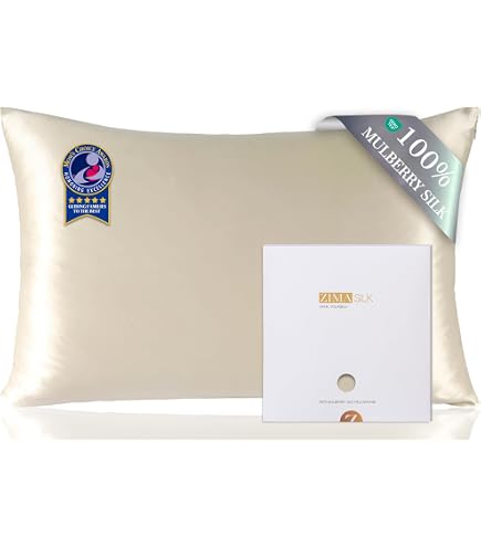 thumbnail image 2 of Slip Pure Silk Pillowcase In White – Queen Size 20x30 Inch – Silky Smooth For Hair & Skin 2 of 4