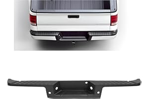 HECASA Rear Bumper Step Pad Compatible with 2009-2014 Ford F150 Styleside Bed w/Class 3 Hitch Towing Package and Reverse Sensor Model Plastic(PP) Black Replacement for 9L3Z17B807B FO1191124 FO1191125