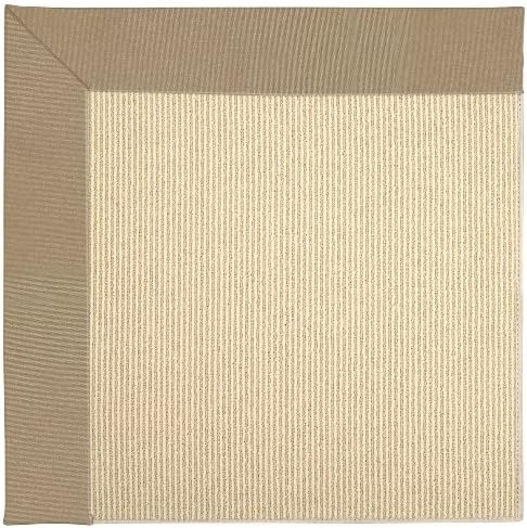 10' x 10' Octagonal Made-to-Order Capel Area Rug 2009GS1000727 Biscuit Color Machine Made in USA "Zoe Collection" Beach Sisal Design