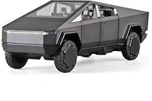 OANMYJJO 1/32 Diecast Mars Pickup Car Model，Zinc Alloy Toy Car，with Sound and Light、Pull Back，for Kids Age 3 Year and UP（Grey）