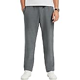 Idtswch 30/32/34/36/38/40 Long Inseam Mens Tall Sweatpants Open Bottom Joggers Athletic Yoga Pants with Pockets