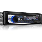 カーオーディオ Bluetooth 1DIN AUX/USB/SD対応 FMラジオ カープレイヤー 高品質 リモコン付き 12V 日本語版説明書 【最新改良版 by SmartPLus】