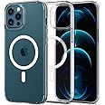 Spigen Ultra Hybrid Mag (MagFit) Compatible with MagSafe Designed for iPhone 12 / iPhone 12 Pro Case (2020) - White