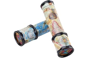 jojofuny Classic Kaleidoscopes for Kids, 2 Pack World Kaleidoscope Toys for Kids Birthday Gift Party Favor School Classroom Prizes, 21x5. 5cm, Random Color