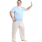 Casual Friar Cook Costume for Men - Relaxed Fit, Jersey Knit Top & Pants - Adult Halloween, Cosplay, Wrestler's Outfit