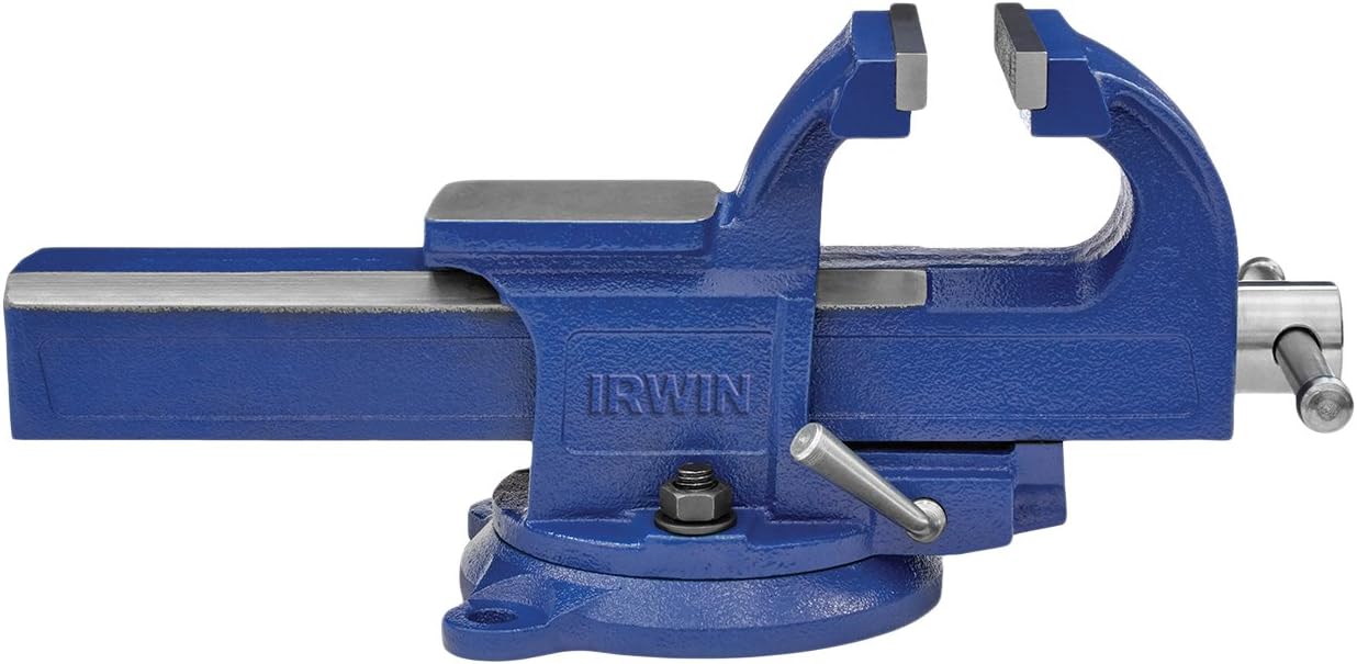 IRWIN 1978272 5-Inch/100 mm Quick-Adjusting VICE - Blue/Grey, Blue & Grey, 125mm (5in)