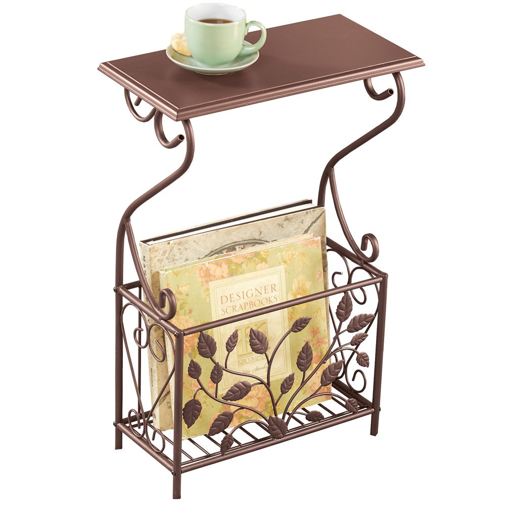 Best Magazine Rack End Table Wood