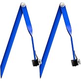 Yaocom 2 Pcs Small Aluminum Radius Marker Soap Stone 11 Inches Radius for Pipes up to 22 Inches Diameter (Blue,22inch)