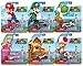 2016 Hot Wheels Set of 6 Super Mario 1/64 Character Cars Collectible Die Cast Toy Car Models