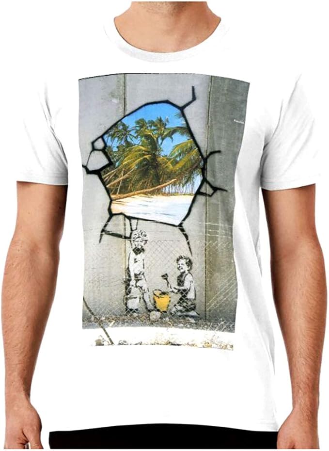 Banksy Palestine Premium Tshirt Amazon.ca Clothing & Accessories