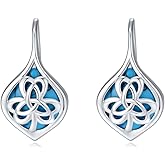 Cargari Turquoise Earrings for Women, 925 Sterling Silver Western Turquoises Earrings Hypoallergenic, Mother's Day Christmas Turquoise Jewelry Gifts for Her