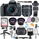 Canon EOS 77D DSLR Camera with Canon 18-55mm STM