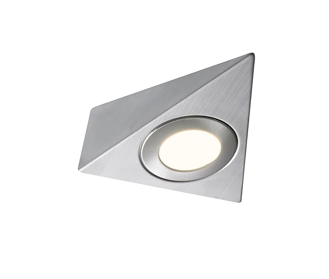 Led Triangle Light Mains Kitchen Under Cabinet Cupboard Cool White