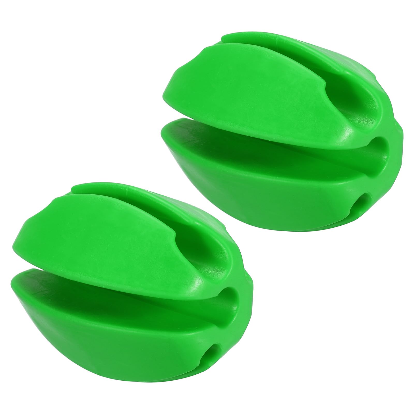 PATIKIL Hard Fishing Rod Bundler Holder, 2 Pack Fishing Pole Clip Fishing Rod Fixed Ball Fish Pole Protector 5-Holes for Fishing Pole Fly Fishing, Green
