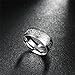8MM Stainless Steel Ring With Engraved Florentine Design Sizes 7 to 10,Fits Women Men size 10