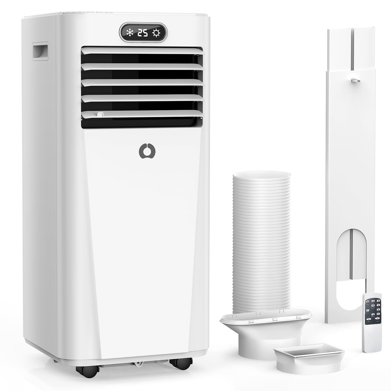 Photo 1 of Portable Air Conditioners,10,000 BTU 3-in-1 Portable AC unit for Rooms up to 450 Sq. Ft, Featuring 24H Timer, Smart Sleep Mode, Window Kits Included, Perfect for Bedrooms, Kitchens, and Apartments.