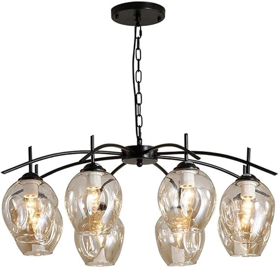 BOWCORE Kronleuchter Eisen Moderne Pendelleuchten Antik Gold