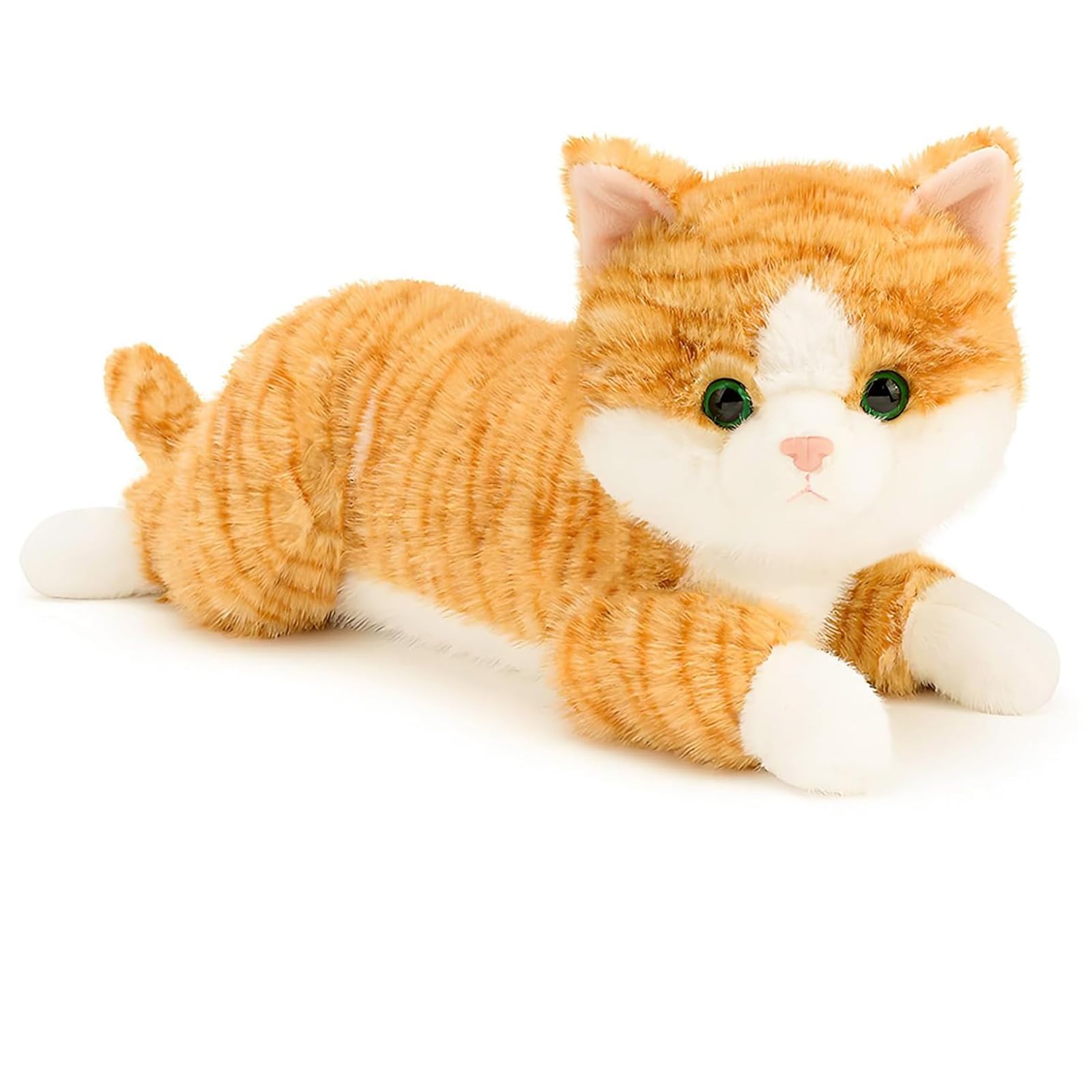 Photo 1 of 19 inch 3 lbs Cat Weighted Stuffed Animals, Realistic Weighted Cat Stuffed Animal, Sensory Comfort Plush Throw Pillow, Soft Kawaii Kitty Plush Toy Gift for Adults Kids Youth