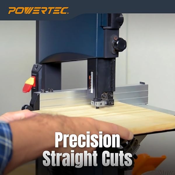 POWERTEC BS900RF RIP FENCE FOR POWERTEC BS900 WOOD BAND SAW AND SIMILAR BAND SAWS WITH A WORK TABLE SIZE OF 11-1/8” TO 11-13/16”