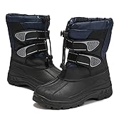 DRKA Toddler Snow Boots for Kids Boy