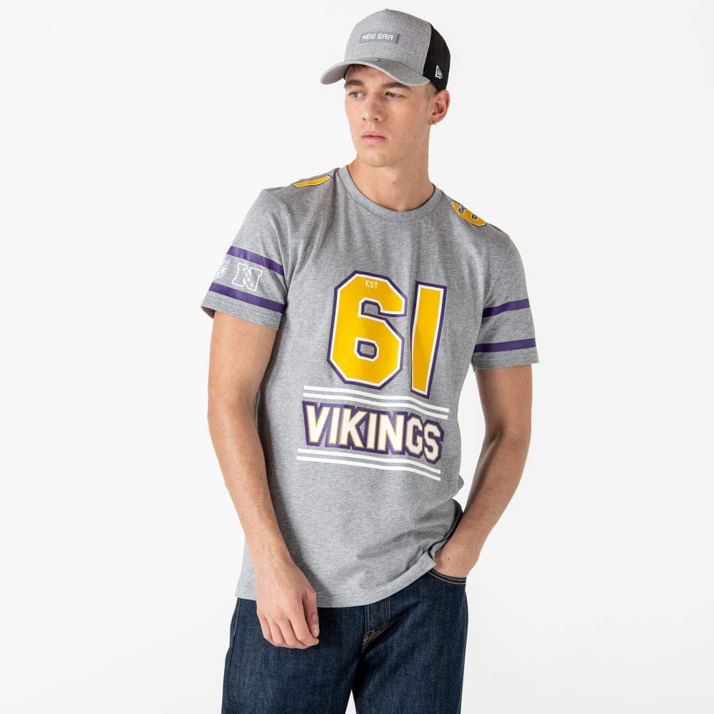 New Era NFL Team Established Tee Minvik LGH Short Sleeve Tee Grey