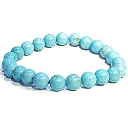 Turquoise Gem Semi Precious Beads Bracelet