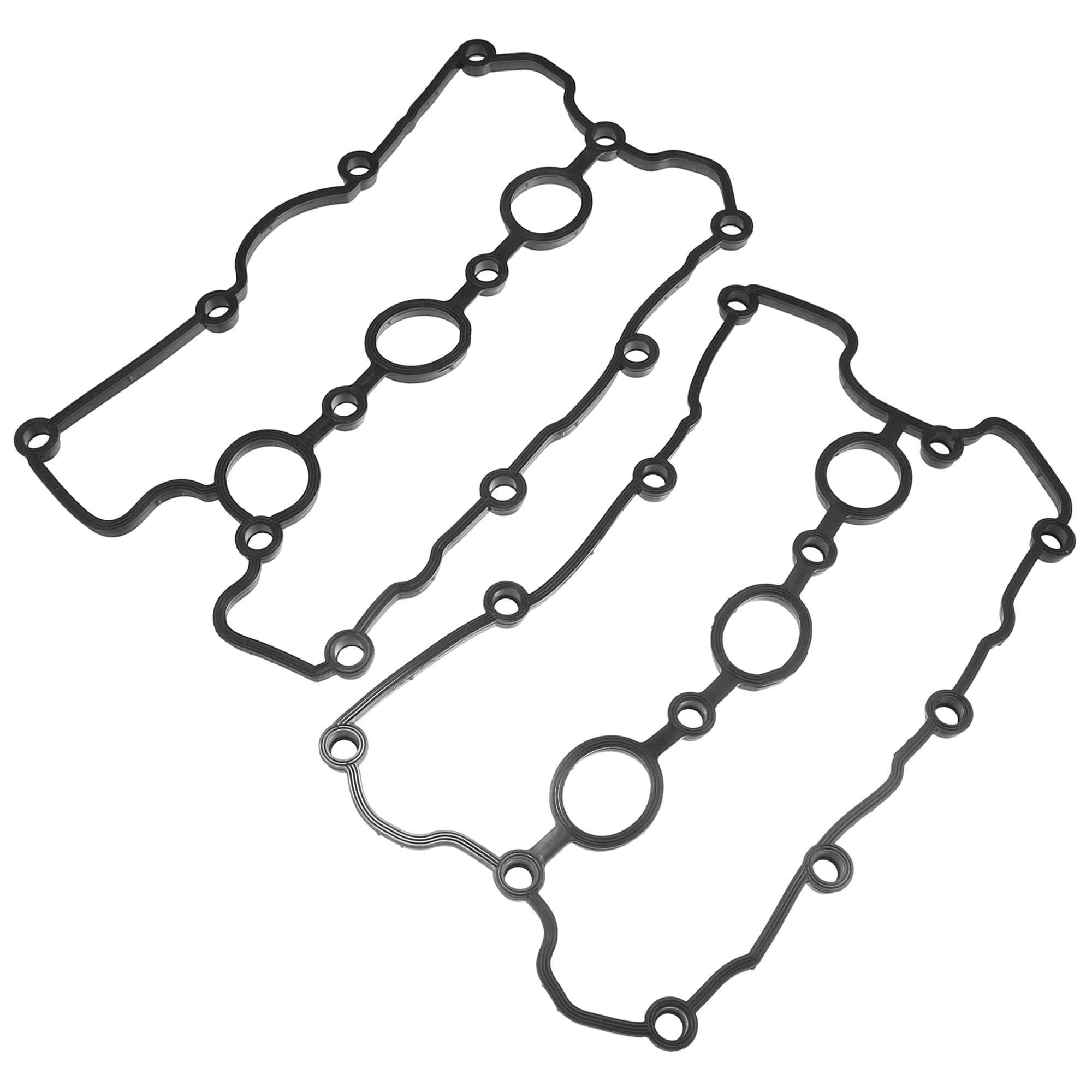 Photo 1 of uxcell Engine Valve Cover Gaskets No.06E-103-483-Q/06E-103-483-P for Audi A6 Quattro 2009-2018 Black