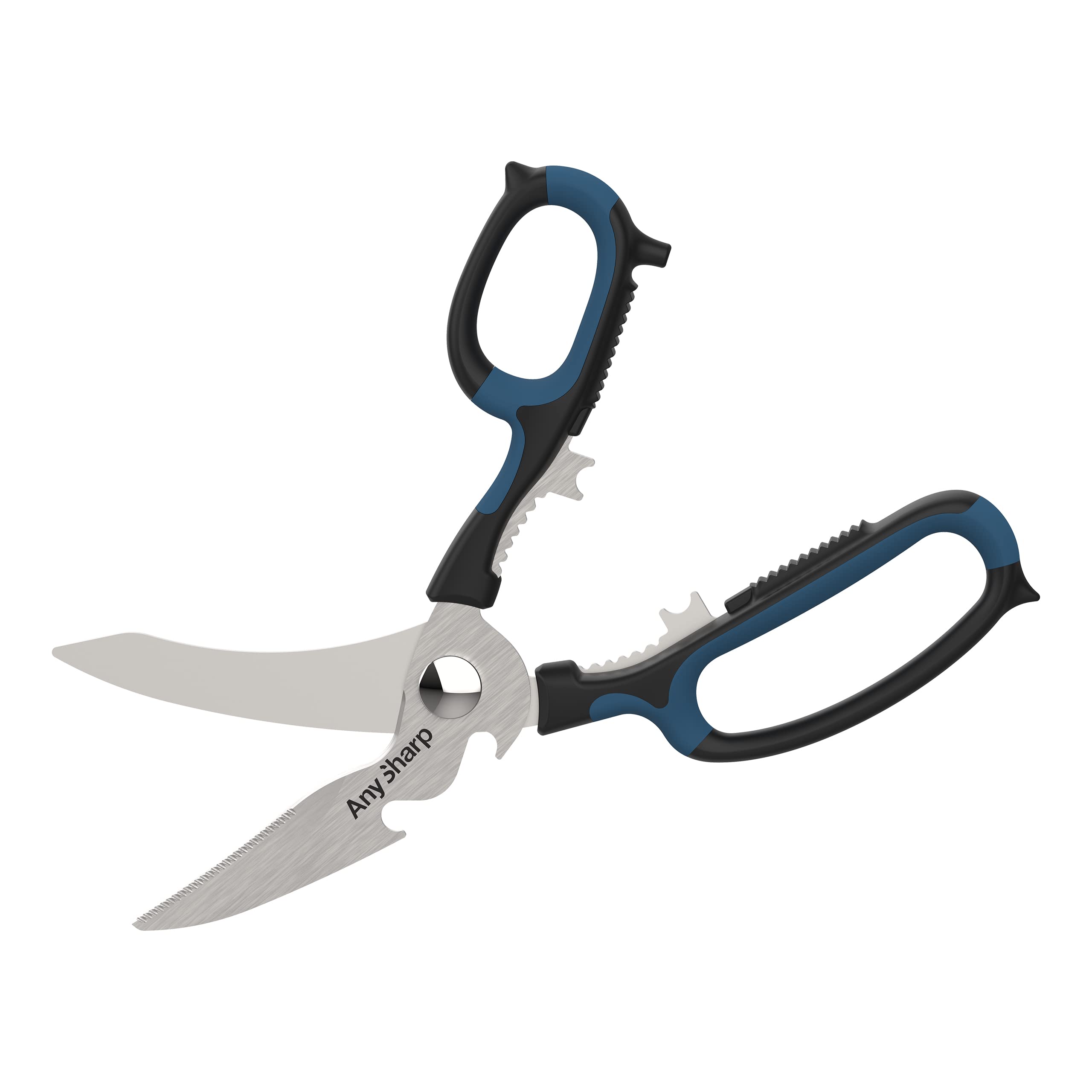 AnySharp Smart Sizzors 'Cut Anything' Multi-Purpose Scissors, Blue