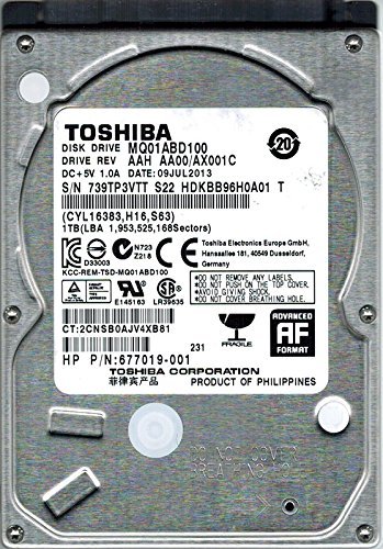 Toshiba MQ01ABD100 1TB AAH AA00/AX001C Philippines (Renewed)