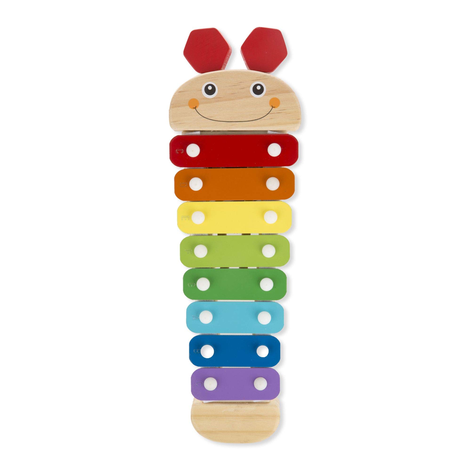 Melissa & Doug Caterpillar Xylophone, Musical Instruments, Rainbow