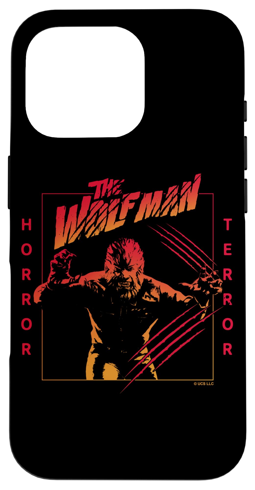 iPhone 16 Pro Universal Monsters Artist Series The Wolfman Horror Retro Case