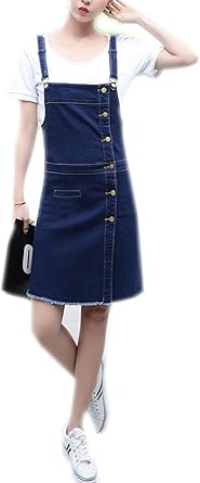 denim overall dress plus size