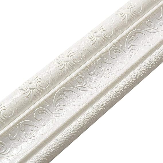 Yunt11 5PCS 3D SelfAdhesive Wallpaper Border, Waterproof Wall Border