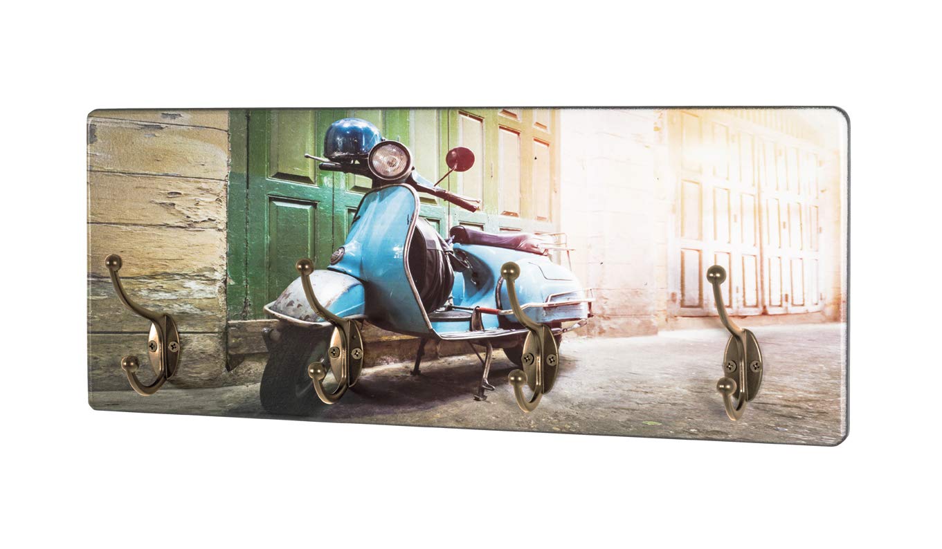 HAKU Wardrobe Bronze, Motif, MDF, Metal - Dim.: W 50 cm X H 20 cm X D 5 cm, Style: Industrial