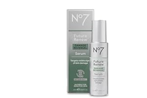 No7 Future Renew Damage Reversal Anti Aging Serum for Face - Face Serum for Women with Peptides to Support Skin Repair - Helps Reduce Fine Lines, Wrinkles, Dryness & Uneven Tone (0.84 Fl oz)