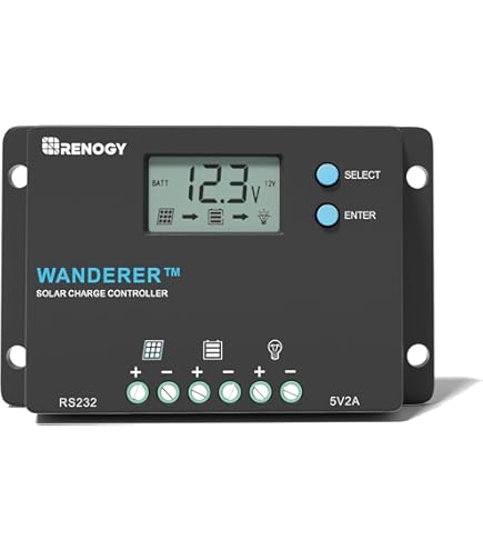 Amazon.com : Renogy Wanderer Li 30A 12V PWM Negative Ground Solar