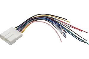 RED WOLF Replacement for Nissan Subaru Suzuki 2007-2018 Aftermarket Radio Wire Harness with Steering Wheel Switch Control Wir