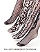 VERO MONTE 3 Styles Thigh High Stockings Fishnet Pantyhose for Women Garter Belt