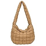 Quilted Puffer Tote Bags for Women Lightweight
