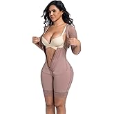 LEZSHOOU Fajas Colombianas Moldeadoras Full Body Shaper for Women, High Compression Shapewear Tummy Control
