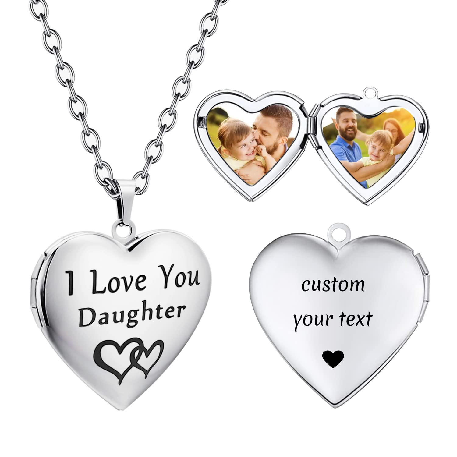 PHOCKSIN Custom Necklaces For Daughters