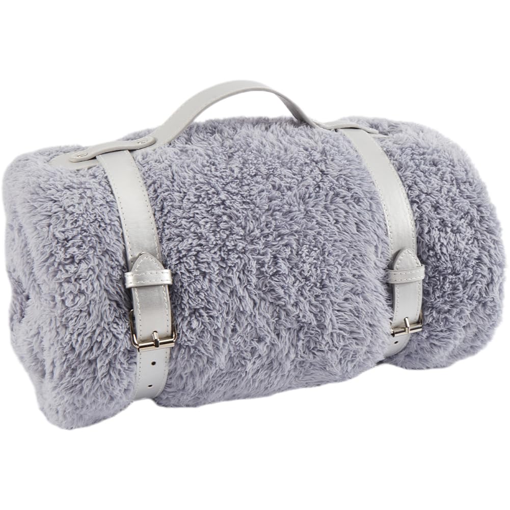 GORGECRAFT Picnic Blanket Carry Strap Leather Yoga Mat Strap Carrier Imitation Leather Silver Adjustable Buckles Travel Rug Motorcycle Camping Sleeping Bag Bedroll Straps for Carrying Outdoor