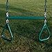 Swing-N-Slide WS 5103 Two Extreme Duty Green Swing Seats with a Heavy Duty Ring/Trapeze Combo Swing Swing Set Refresher Bundle, Green