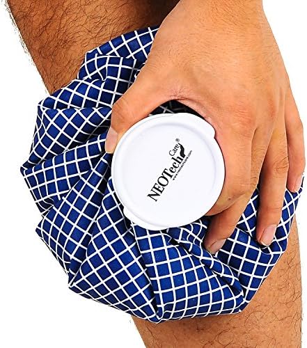 Neotech Care Ice Bag for Injuries Swelling, Headache, Pain Relief, First Aid, Cold Pack Screw Top Lid, Reusable