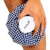 NeoTech Care Ice Bag, Screw Top Fillable, 5 Inches, Blue Design