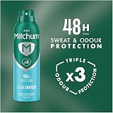 Mitchum Men Clean Control Triple Odour Defence 48HR Deodorant Spray 200ml (Pack view 2