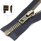 PH PandaHall 12 Sets Metal Zipper Latch Slider Retainer 3 Color Sizes view 5