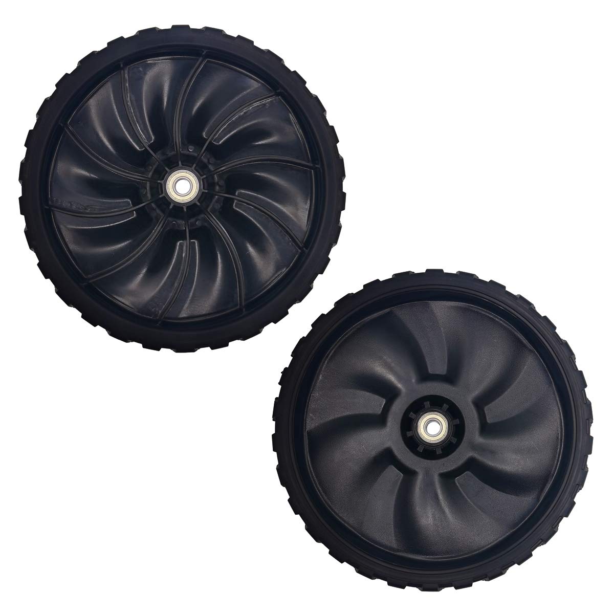 2 Pack 11" 634-04601 Wheel Replacement for MTD fits Troy-Bilt Cub-Cadet Craftsman Bolens Remington Ryobi Yardman Yard-Machine White Huske