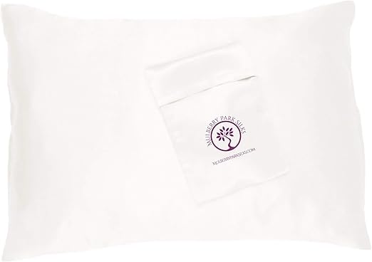 Amazon Com Pure Silk Travel Pillowcase Ivory Travel Size 13 X