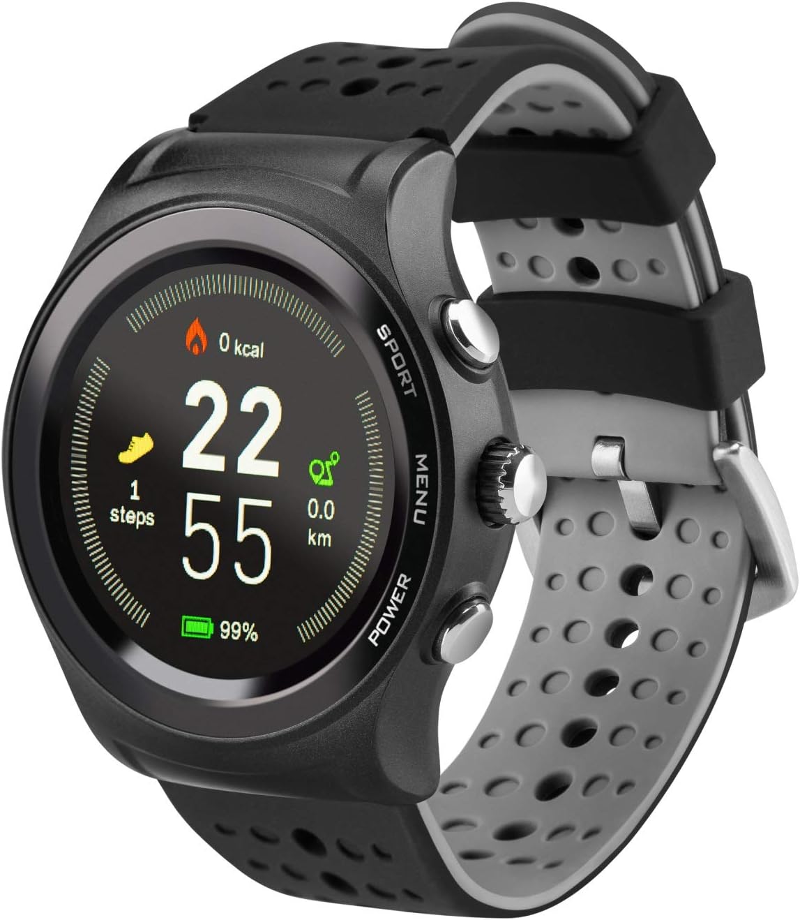 fitness watch with gps and heart rate monitor
